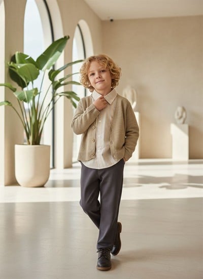 Triko Hırkalı Gabardin Takım