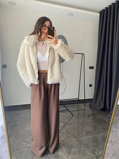 Kahverengi Palazzo Pantolon