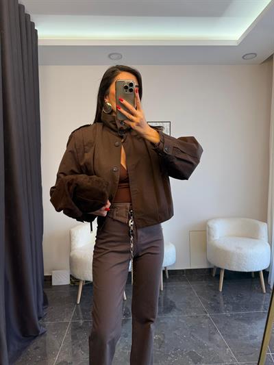 Acı Kahve Bomber Ceket 
