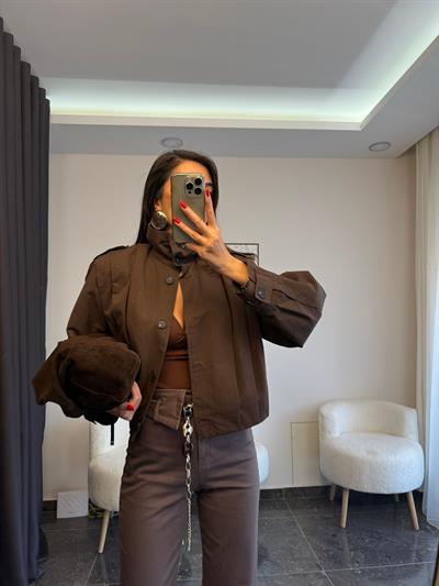 Acı Kahve Bomber Ceket 