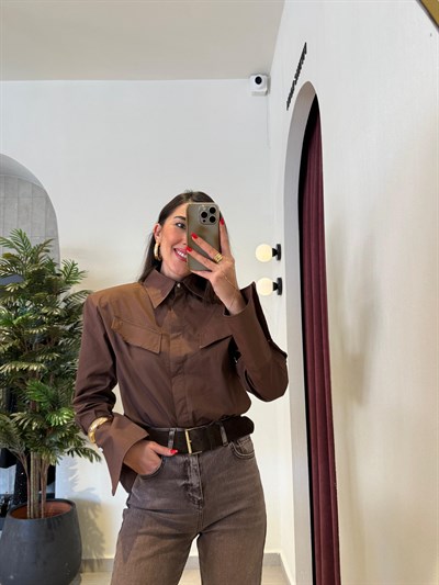 Acı Kahve Vatkalı Gömlek