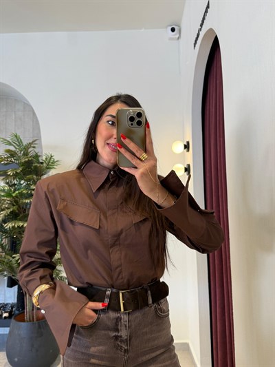 Acı Kahve Vatkalı Gömlek