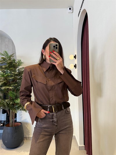 Acı Kahve Vatkalı Gömlek