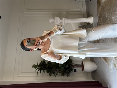 Beyaz Örme Modal Üçlü Takım 