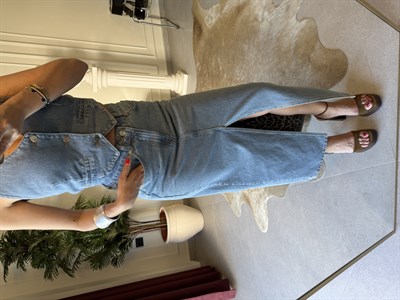 Denim Bluz Etek Takım 