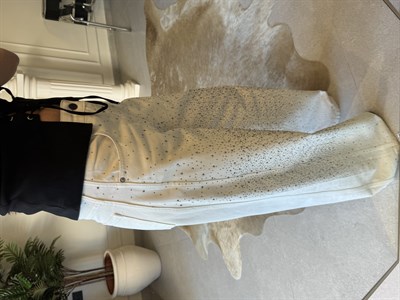 Kırık Beyaz Taşlı Jean 