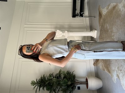 Mavi Tensel Denim Takım(ÖN SİPARİŞ ÜRÜNÜDÜR KARGO CIKIS TAHMINI 15.05)