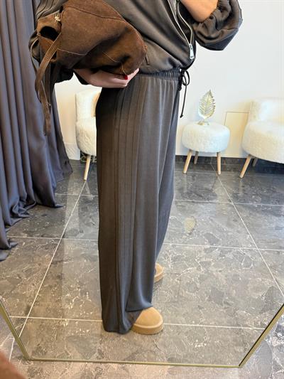 Oysho Kumaş Kahve Bomber Ceket Pantolon Eşofman Takımı