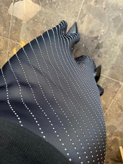 Parıltılı Saten Midi Etek