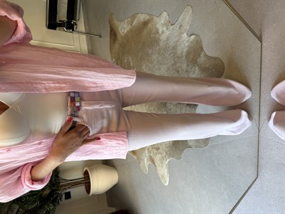 Pembe Straıght Denim Pantolon