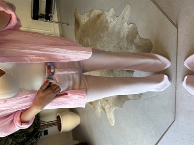 Pembe Straıght Denim Pantolon