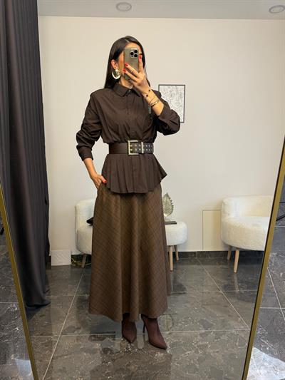 Pilili Poplin Gömlek