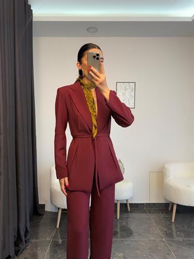 Premium Kalite Bordo Takım