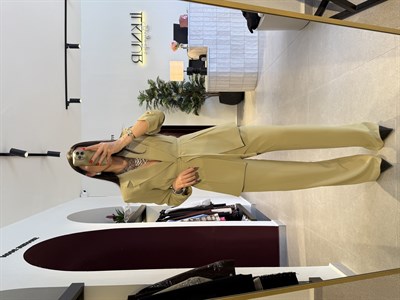 Premium Kalite Çağla Yeşili Ceket Pantolon Takımı