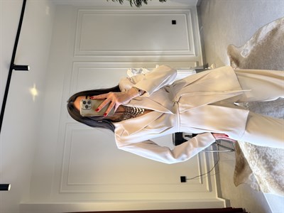 Premium Kalite Taş Renk Ceket Pantolon Takımı 