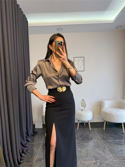 Premium Vizon Saten Gömlek 