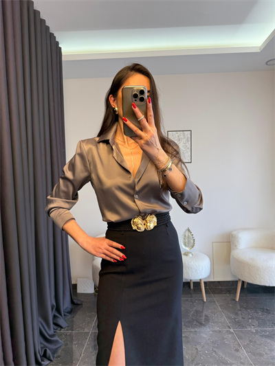 Premium Vizon Saten Gömlek 