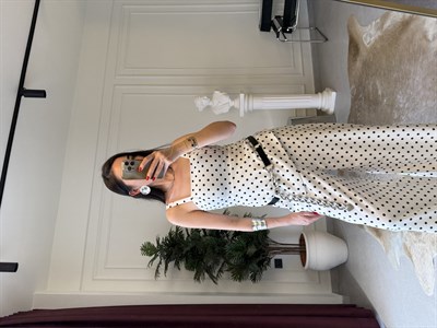 Puantiye Desenli Takım