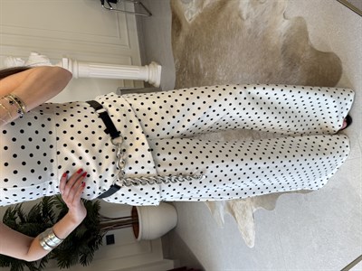 Puantiye Desenli Takım