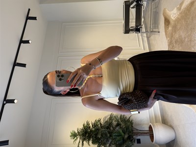 Sarı Salyangoz Aksesuarlı Bodysuit