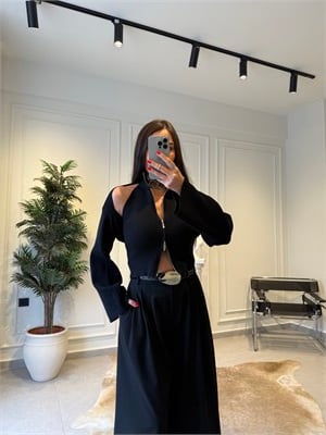 Siyah Bolero İkili Takım