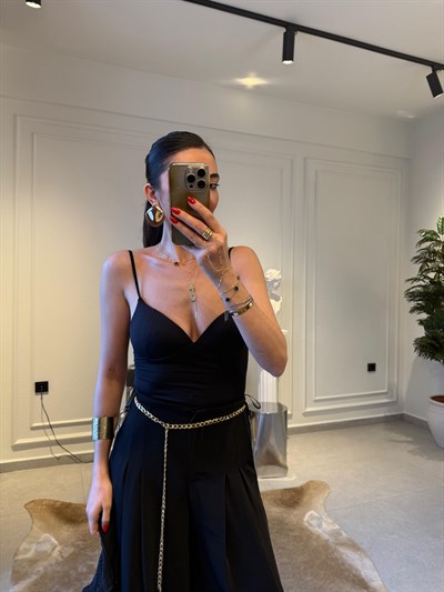 Siyah Gloplu Büstiyer (ön sipariş kargo cıkış 15nisan )