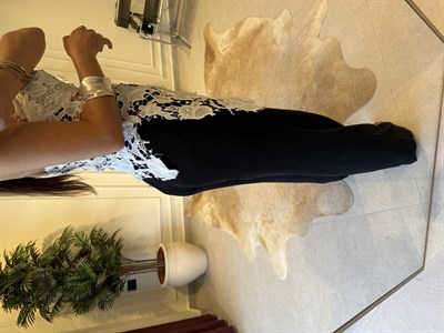 Siyah Straight Denim Pantolon