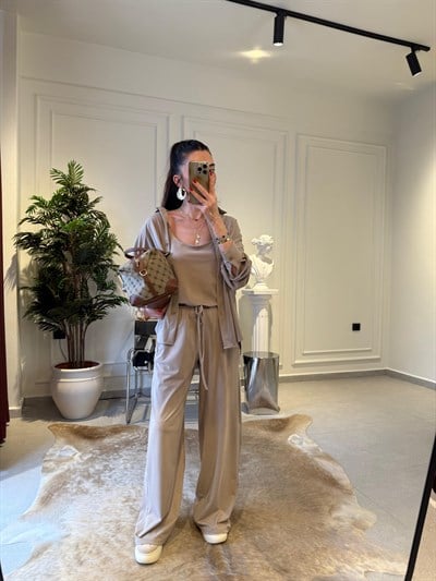 Vizon Örme Modal Üçlü Takım (on sipariş tahmını kargo cıkısı 10 nısan )