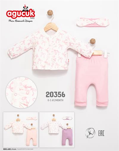 BANDANALI FİYONK BASKILI 3'LÜ ZIBIN TAKIMI