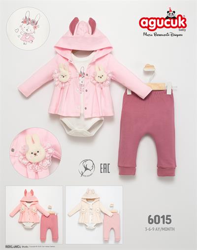 TAVŞAN AKSESUARLI 3'LÜ TAKIM