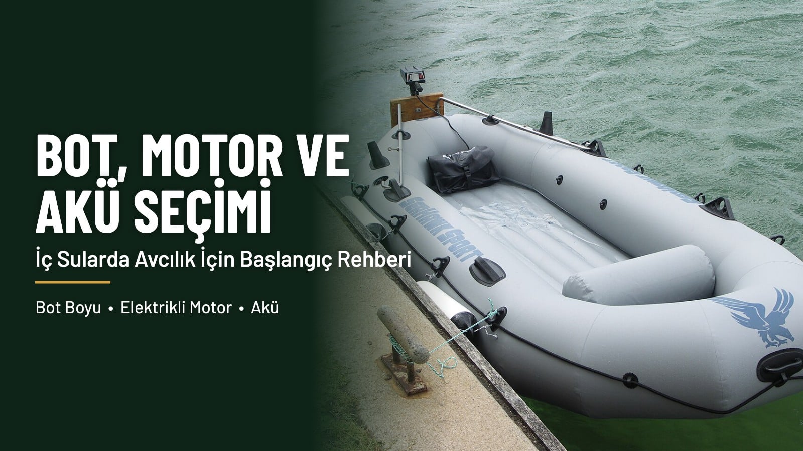Elektrikli motorlu şişme bot