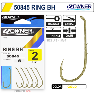 Owner 50845 Ring Bh Oxidized Gold Olta İğnesi