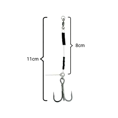 Salman No:2 11cm Çelik Telli Stinger Rig