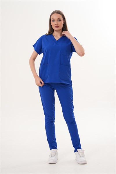 SAKS MAVİ KADIN SCRUBS TAKIM