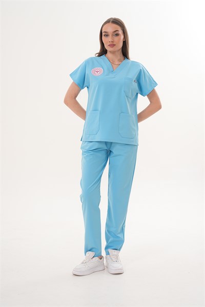 TURKUVAZ KADIN SCRUBS TAKIM