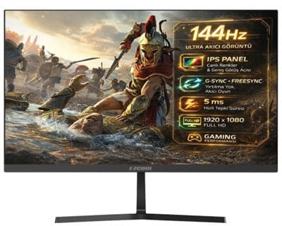 EZCOOL CORP EZP24 144Hz IPS MONITOR (Sıfır Ölü Piksel Garantili)