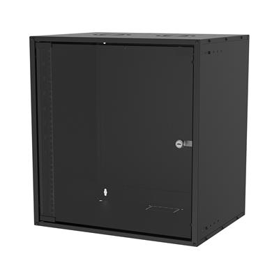 S-link SL-U12 Yeni Nesil 12U Soho Rack Kabin W 530mm D 400mm Siyah