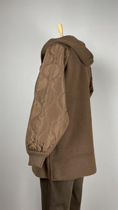 Kolları ve Cepleri Anorak Mont