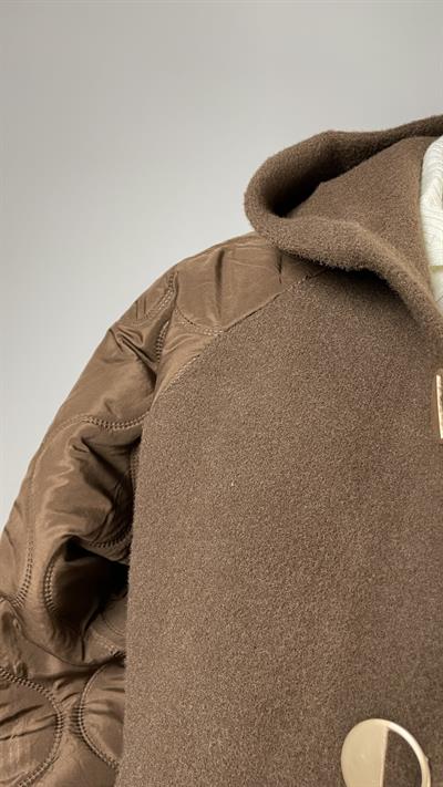 Kolları ve Cepleri Anorak Mont