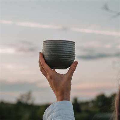 359 Gri-Siyah Stoneware Çamur Vakumlu