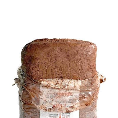 992 Kırmızı Şamotlu Çamur 10 Kg