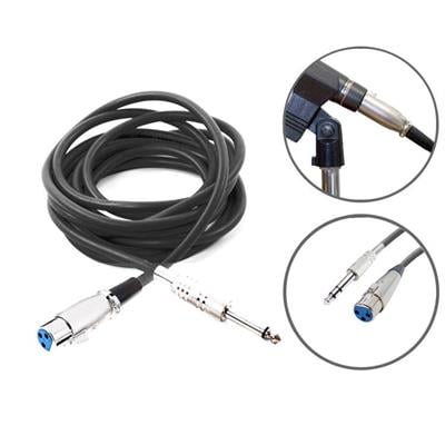 Kablo Mikrofon Pro 5 Metre Siyah KJM5BK