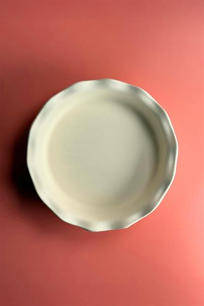 Tart Fırın Kabı Seramik Bisküvi
