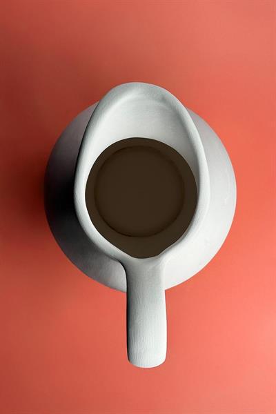 XL Jug Sürahi Seramik Bisküvi