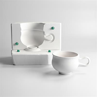 İngiliz Çay Fincanı - Alçı Kalıp