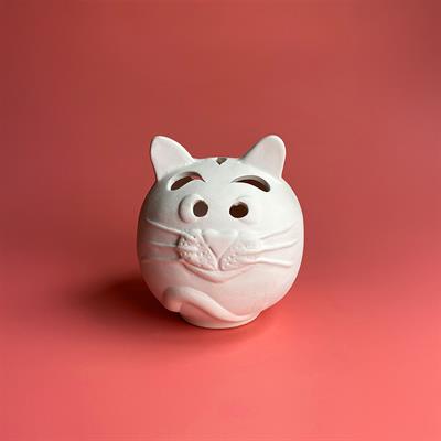 Kedi Mumluk - Seramik Bisküvi