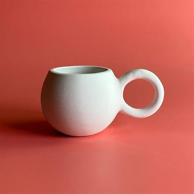 Nida Nescafe Fincanı Seramik Bisküvi