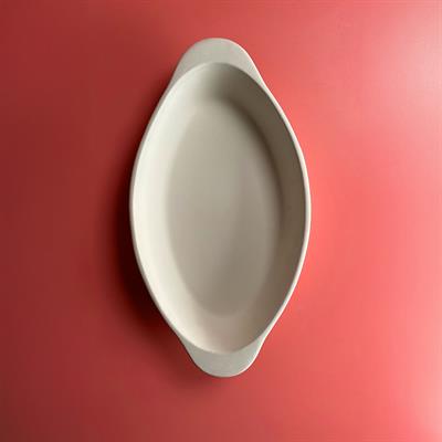 Oval Fırın Kabı - Seramik Bisküvi