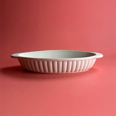 Oval Fırın Kabı - Seramik Bisküvi