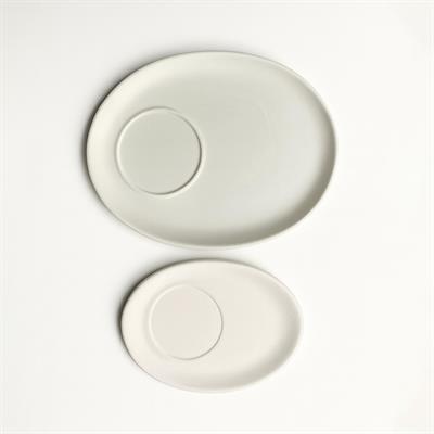 Oval Sunumluk - Seramik Bisküvi
